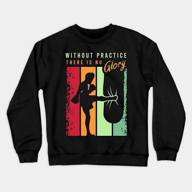 Fighter Design for a Martial Arts Lover Crewneck Sweatshirt by AlleyField